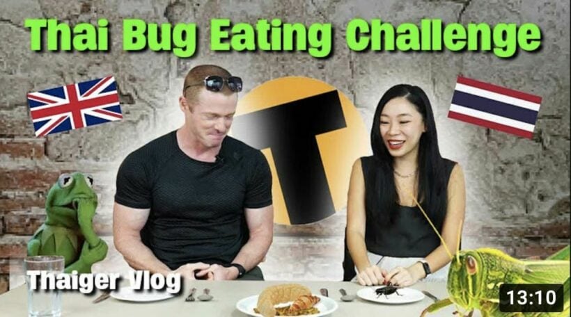 Bug-eating challenge with Natty, feat. Mark Abbott | VIDEO