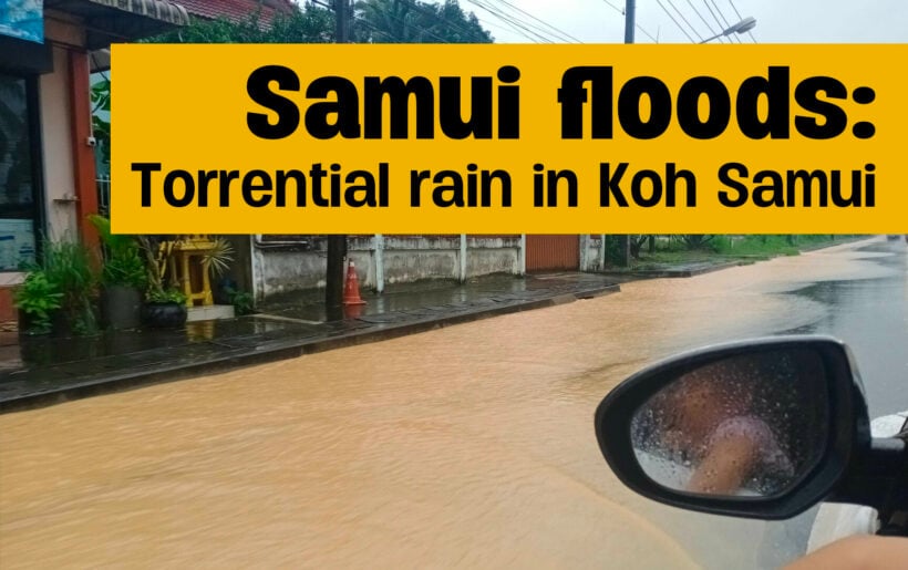 Flooding rains hamper Koh Samui for 2 days