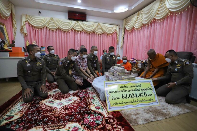 63 million baht in stolen donations returned to revered abbot