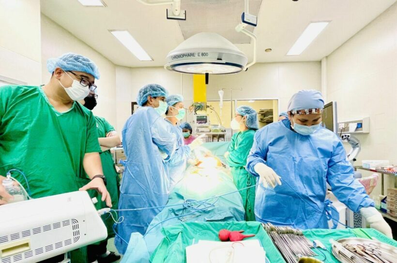 Doctors successfully perform Thailand’s first “acardiac twin” surgery