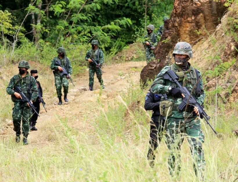 57 migrants arrested in Kanchanaburi for allegedly crossing the border illegally