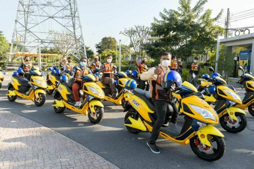 51 electric motorbike taxis go for a test run, project by Electricity Generating Authority