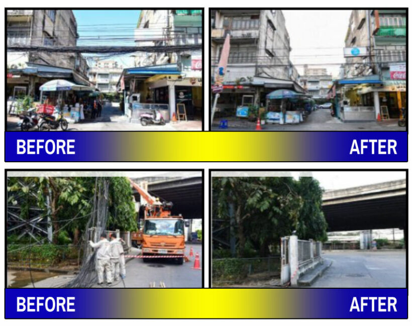 Eyesore wires and cables are being cleaned up in Bangkok