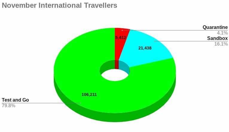 November 2021 International Arrivals