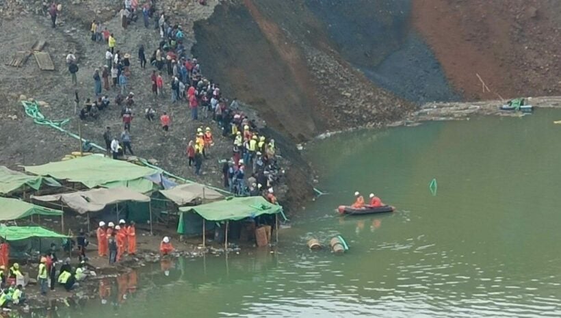 Jade mine landslide in Myanmar kills at least two, dozens missing and feared dead