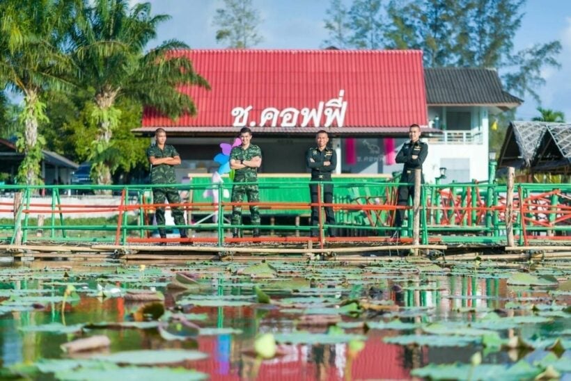 Many criticise “soldier” coffee shop at southern Thailand military camp