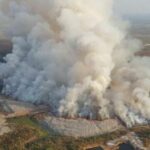 Smoke blankets over Laos capital Vientiane, landfill fire releases toxic fumes | Thaiger