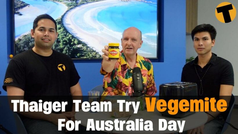 Thaiger Team Try Vegemite For Australia Day