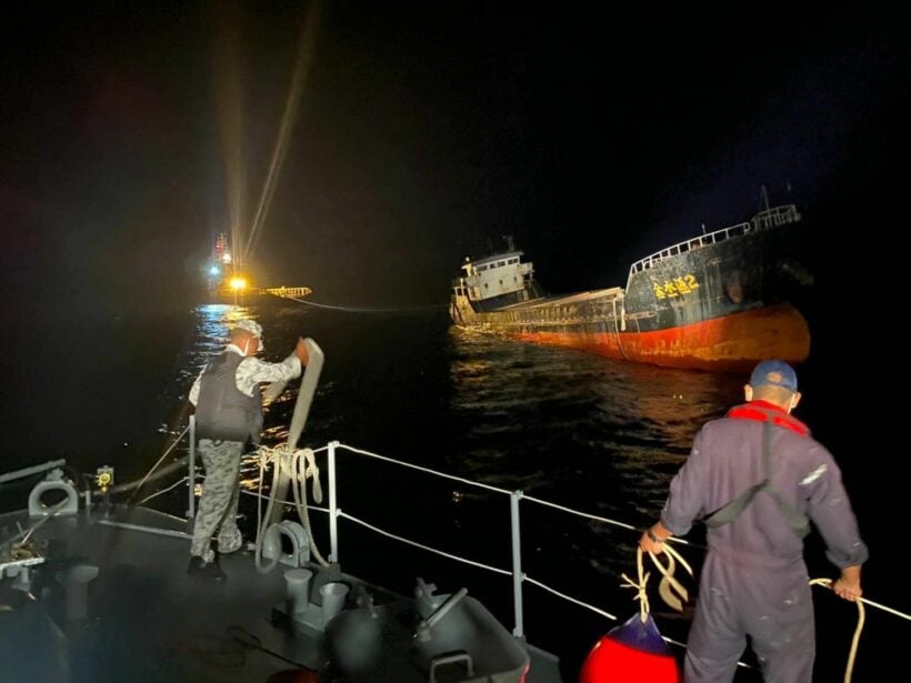 “Ghost ship” found off Thailand coast, Navy investigates abandoned Chinese vessel