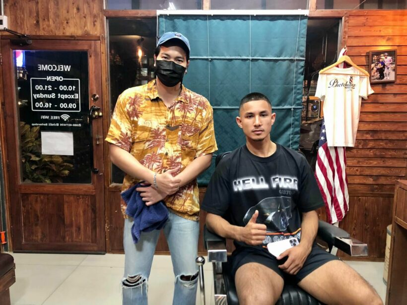 Chon Buri barbershop goes viral after haircut for the nephew of Brunei Sultan