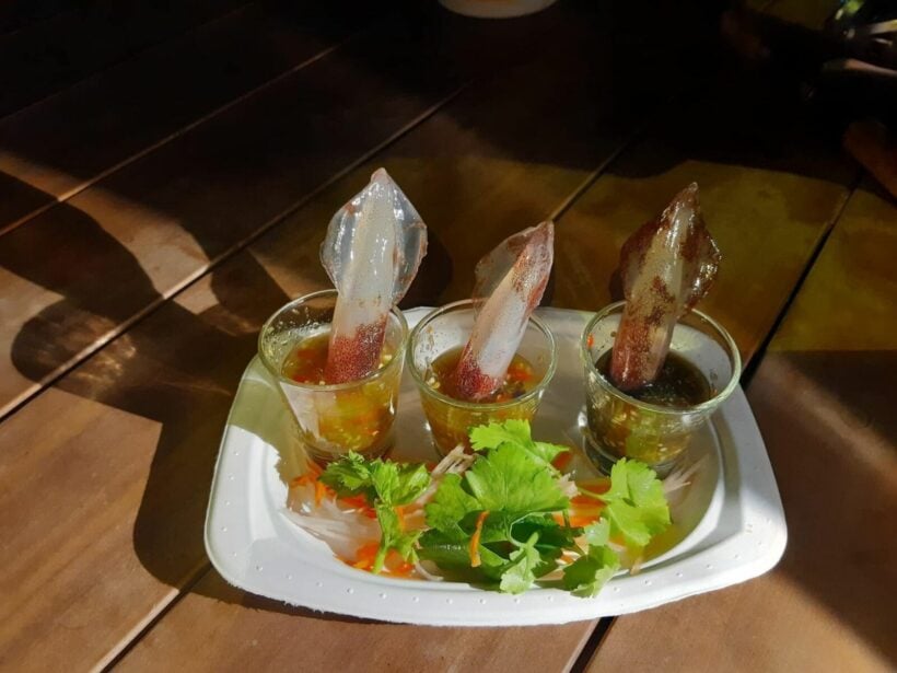 Thai Health Department warns that trendy “squid shots” can cause food poisoning