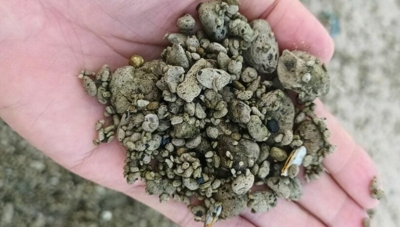 Pumice from volcanic eruption found on southern beaches off Gulf of Thailand