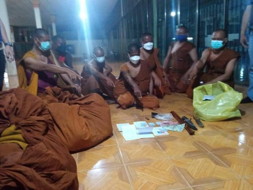 7 men arrested for allegedly posing as monks, asking for cash donations