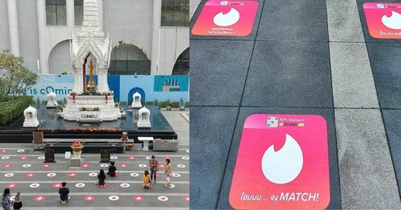 Tinder Thailand launches Valentine’s campaign at Bangkok shrine of love