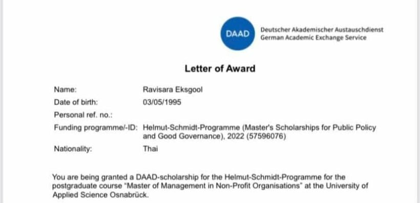 Bangkok criminal court won't let activist study on scholarship in Germany | News by Thaiger