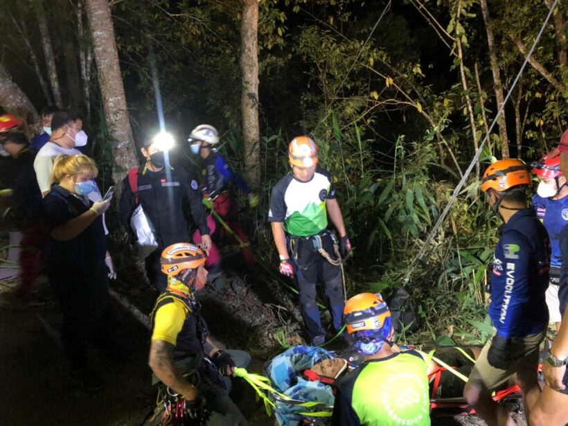 Motocross rider dies, another injured after falling from cliff in Chiang Mai