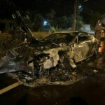 Owner of Phuket&#8217;s Sri Panwa luxury resort crashes again, Bentley engulfed in flames | Thaiger