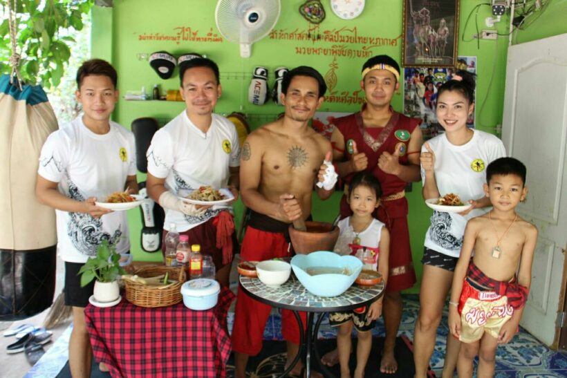 Muay Thai gym opens som tum shop for income during the pandemic