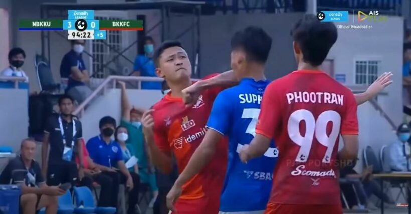 Thailand football player could face lifetime ban for elbow strike to opponent