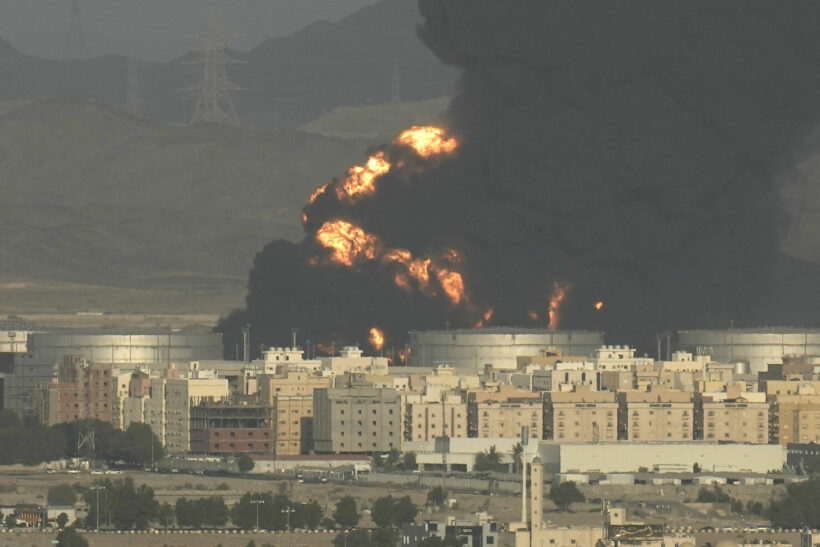 Iran-backed Houthis attack Saudi petroleum storage facilities