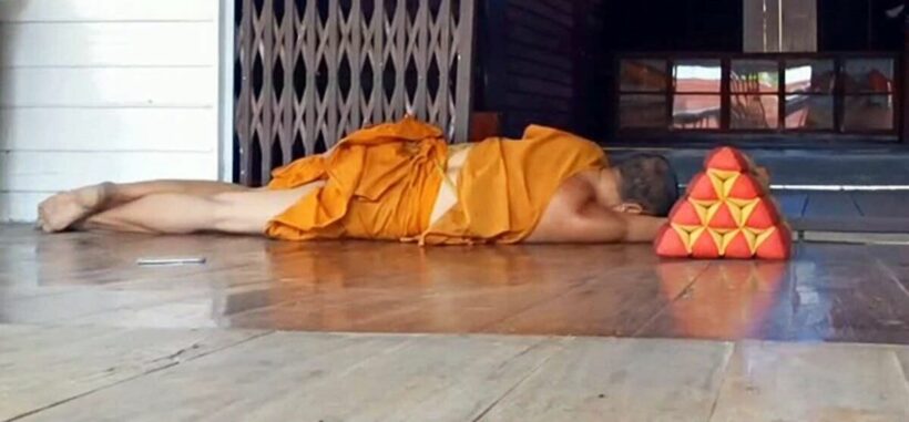 Thai monk celebrating Songkran passes out drunk, says he didn’t do anything wrong