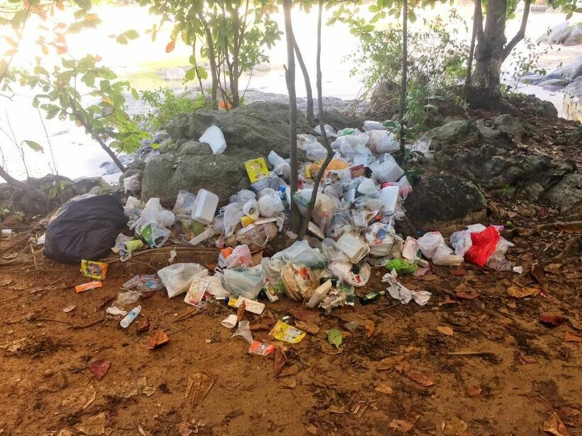 Trash still a major problem for Phuket beach