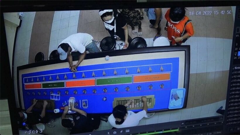 Police raid illegal ‘casino’ on Koh Samui located near police station