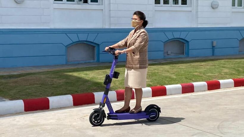 Phuket officials announce electric scooters to be used for security operations