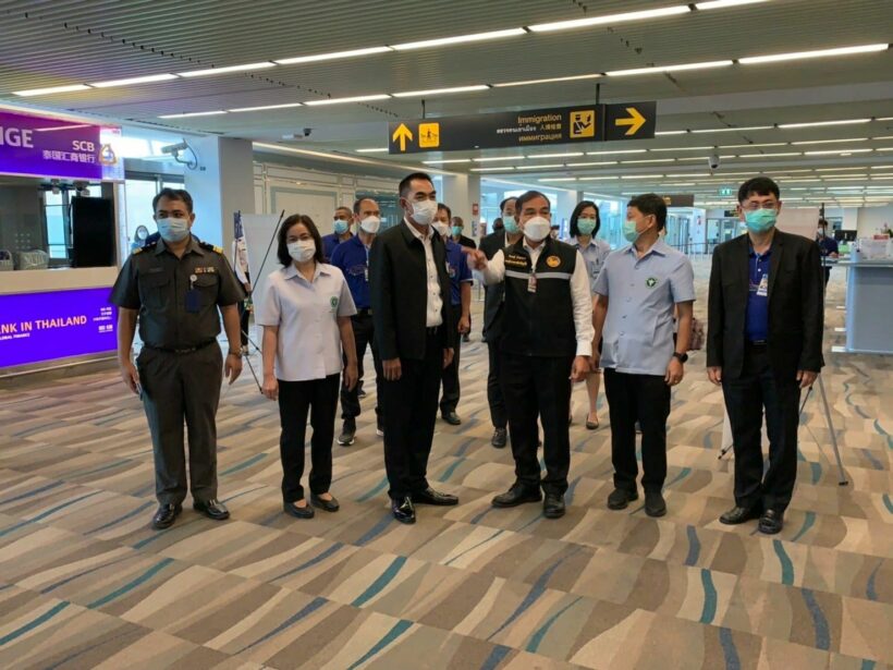 Officials inspect Phuket airport ahead of entry restriction ease