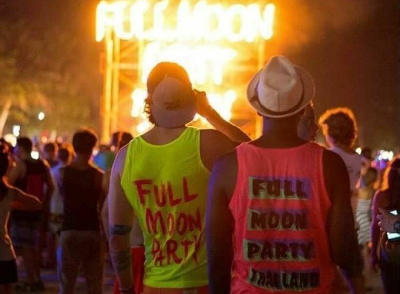 Over 10,000 partiers at Thai island’s Full Moon Party