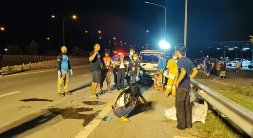 Police pickup crashes into motorbike, one teenager dead and another seriously injured