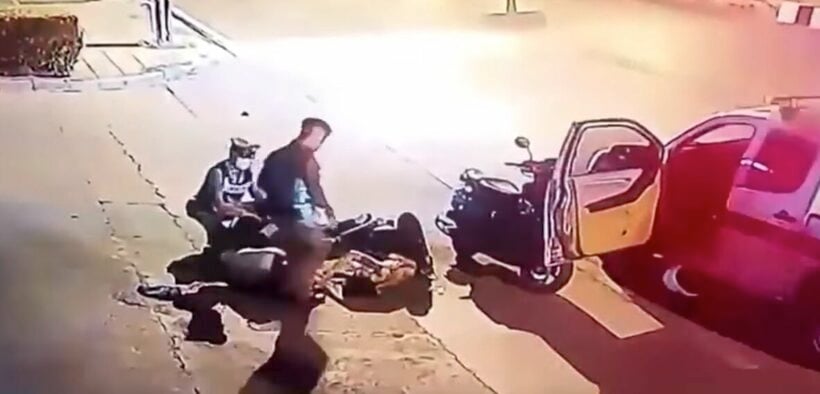 Police under investigation in central Thailand after viral video