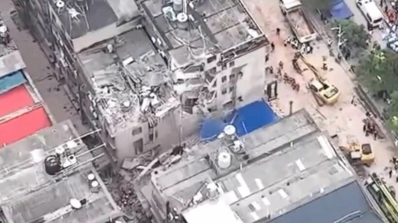 Building collapses in China, 18 people possibly still trapped