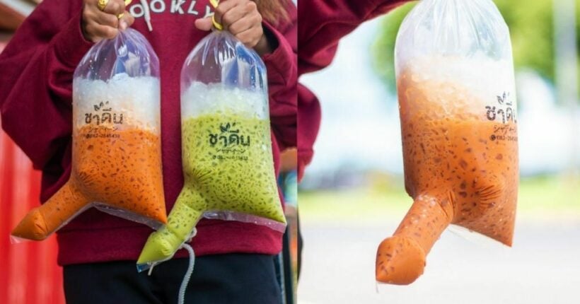 Cafe serves drinks in “penis” bags in southern Thailand