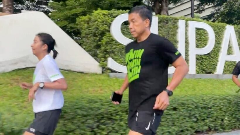 Bangkok’s new governor posts video of his maskless jog