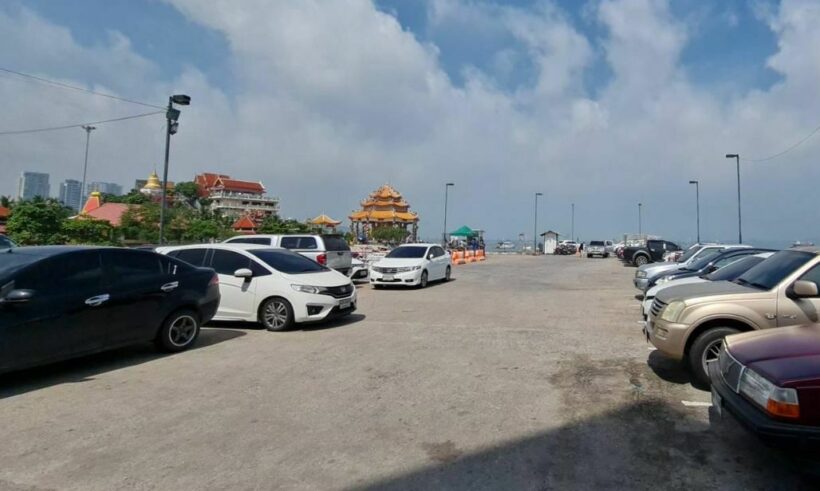 Chon Buri police step up security after car keyed over parking spot