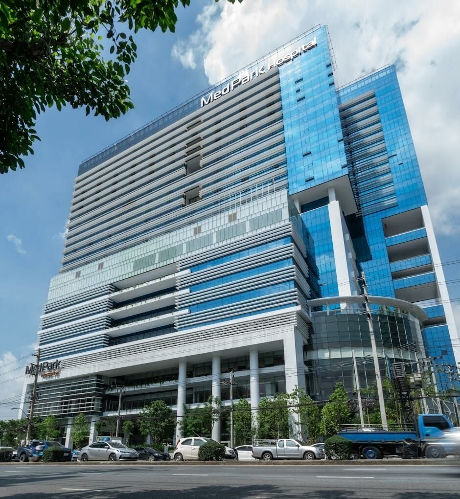 The exterior of MedPark Hospital Bangkok