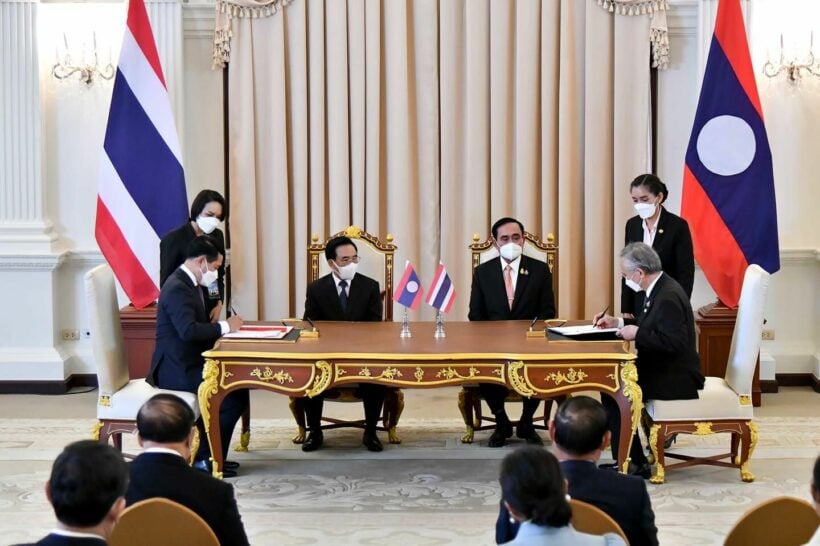 5-year action plan signed by Thailand and Laos