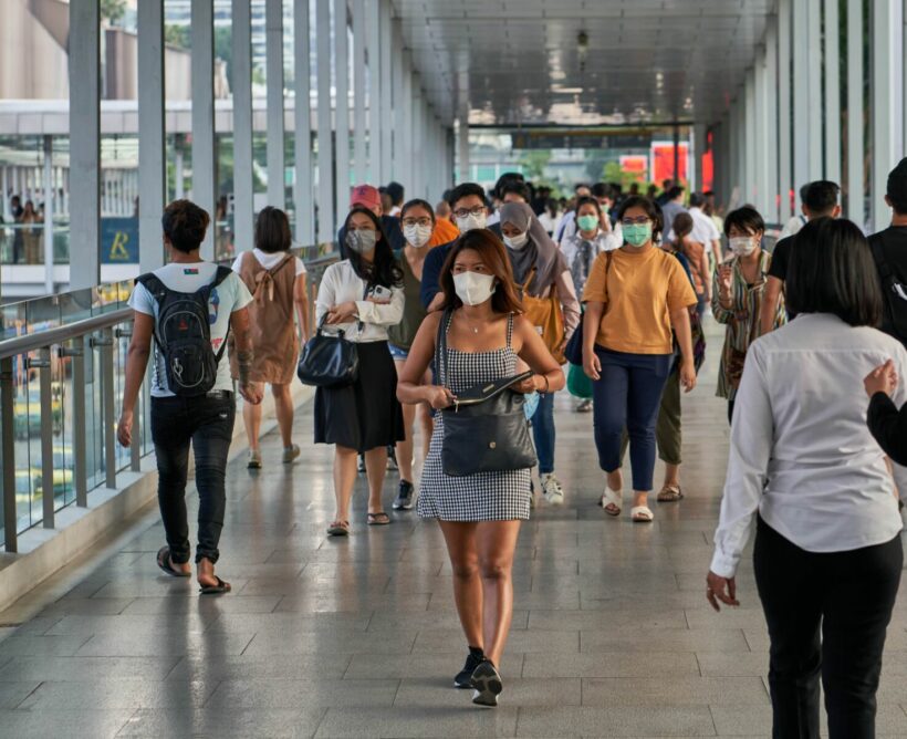 Wearing face masks in Bangkok may soon be dropped