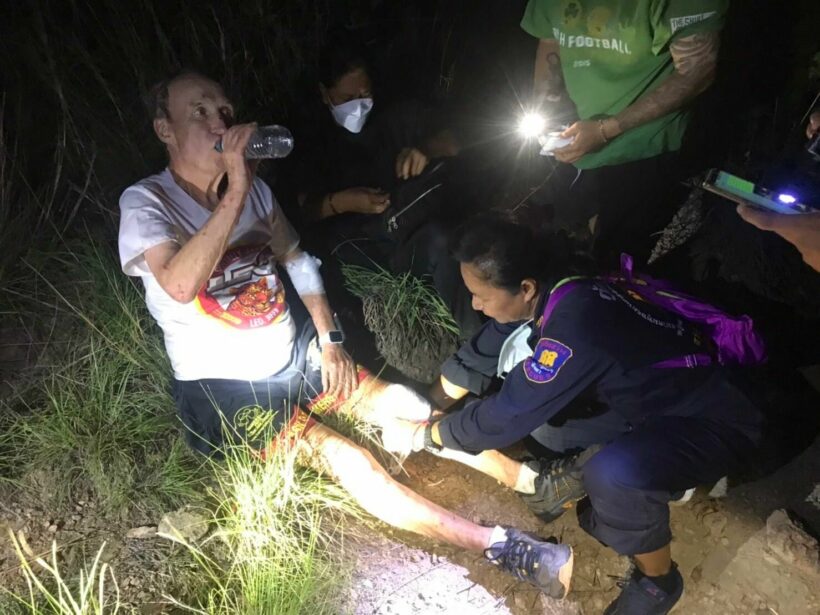 77 year old Australian separated from 20 others during hike on Koh Larn