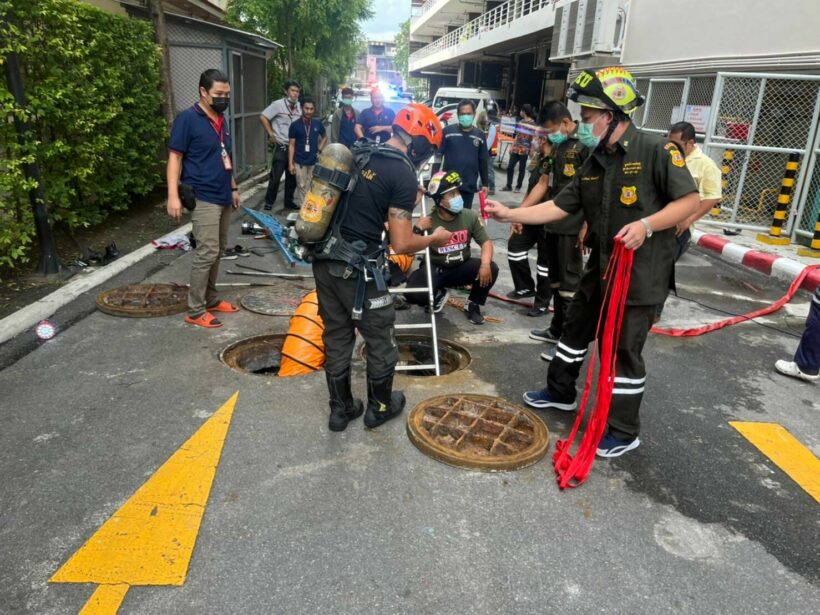 UPDATE: Poisonous gas another cause of death in Bangkok sewer tragedy