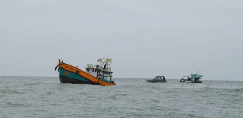 Cargo boat capsizes off Krabi