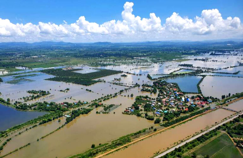 Irrigation department warn of flooding in central Thai provinces around the Chao Phraya River