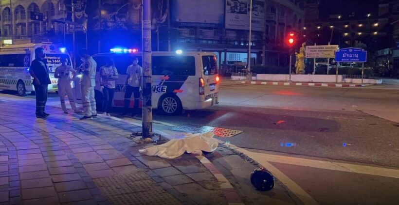 Two foreigners killed in separate motorcycle crashes in Pattaya