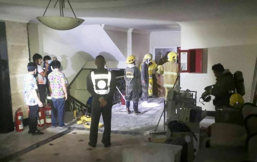 Blaze breaks out at Pattaya hotel