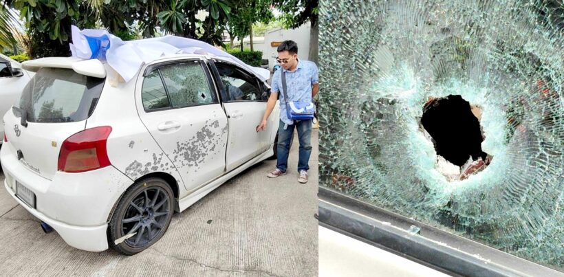 Shooter in Pattaya turns himself in after shooting at man in car