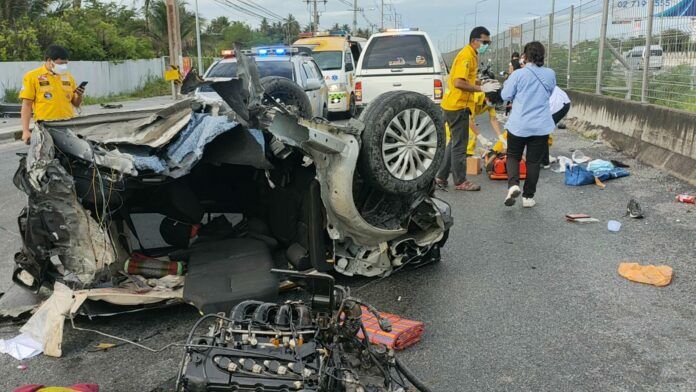 Driver allegedly drunk in fatal car crash in Pattaya | News by Thaiger