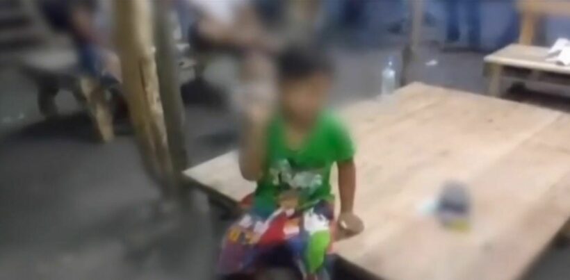 Four year old witness helps police catch gamblers in central Thailand