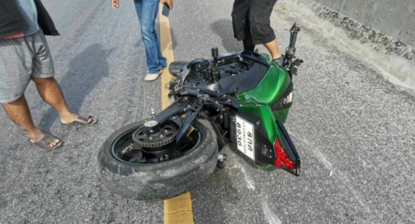 Student’s body ripped in half in freak motorbike accident in central Thailand