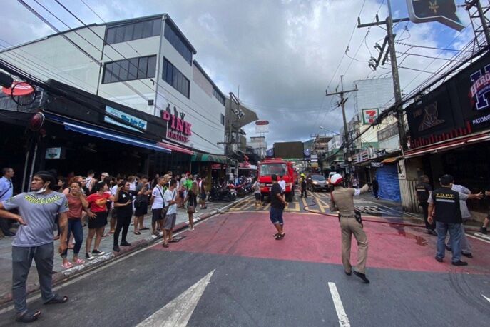 Fire breaks out at Patong bar